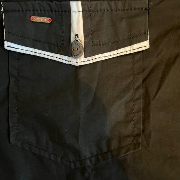 Scotch & Soda Black with White Trim Button Long Sleeve Cotton Size Large - Picture 3 of 6